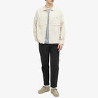 Folk Men's Patch Overshirt in Soft Pink