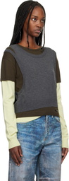 Andersson Bell Multicolor Tres Over Layered Sweater