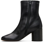 MM6 Maison Margiela Black Anatomic Ankle Boots