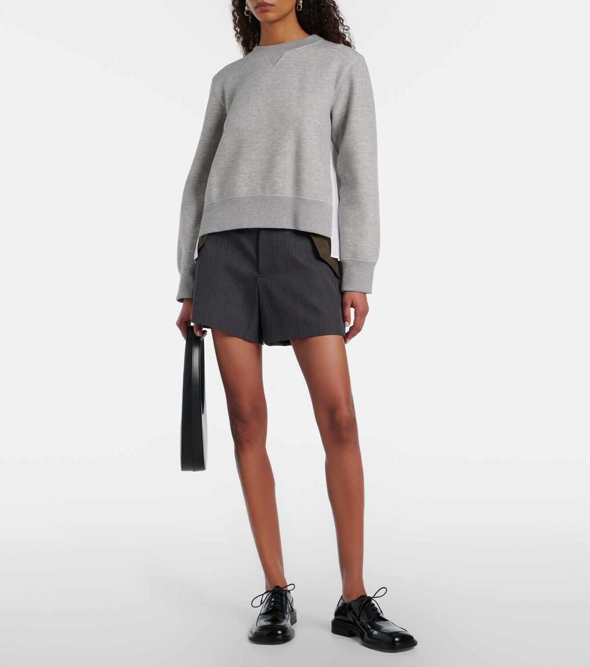 Sacai Cotton-blend sweatshirt