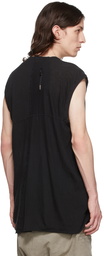 Boris Bidjan Saberi Black Cotton T-Shirt