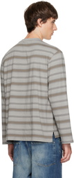 OUR LEGACY Gray Box Longsleeve T-shirt