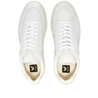 Veja Men's V-12 Leather Sneakers in White/Sand