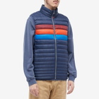 Cotopaxi Men's Fuego Down Vest in Ink Stripes