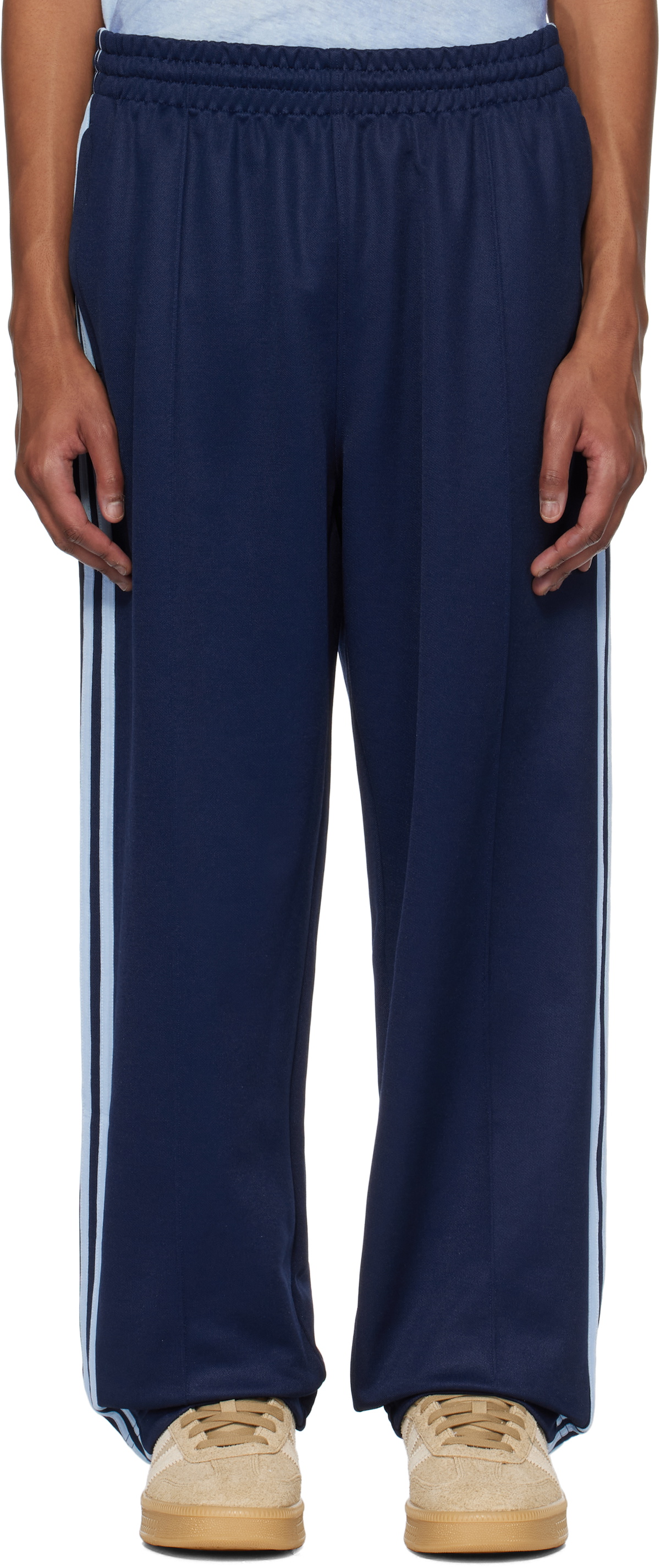 adidas Originals Blue Baggy Track Pants