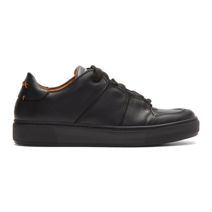 Ermenegildo Zegna Black Tiziano Sneakers Ermenegildo Zegna