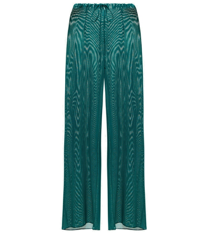 Photo: Oseree - Lamé wide-leg pants