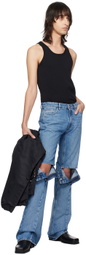 Coperni Blue Open Knee Jeans