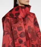 Emilia Wickstead Rissa floral taffeta faille scarf