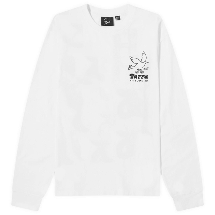 Photo: By Parra Men's Chair Pencil Long Sleeve T-Shirt in White