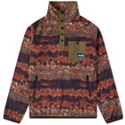 KAVU Men's Teannaway Snap Fleece in Duff Tie Dye