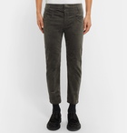 Haider Ackermann - Cotton-Blend Velvet Trousers - Anthracite