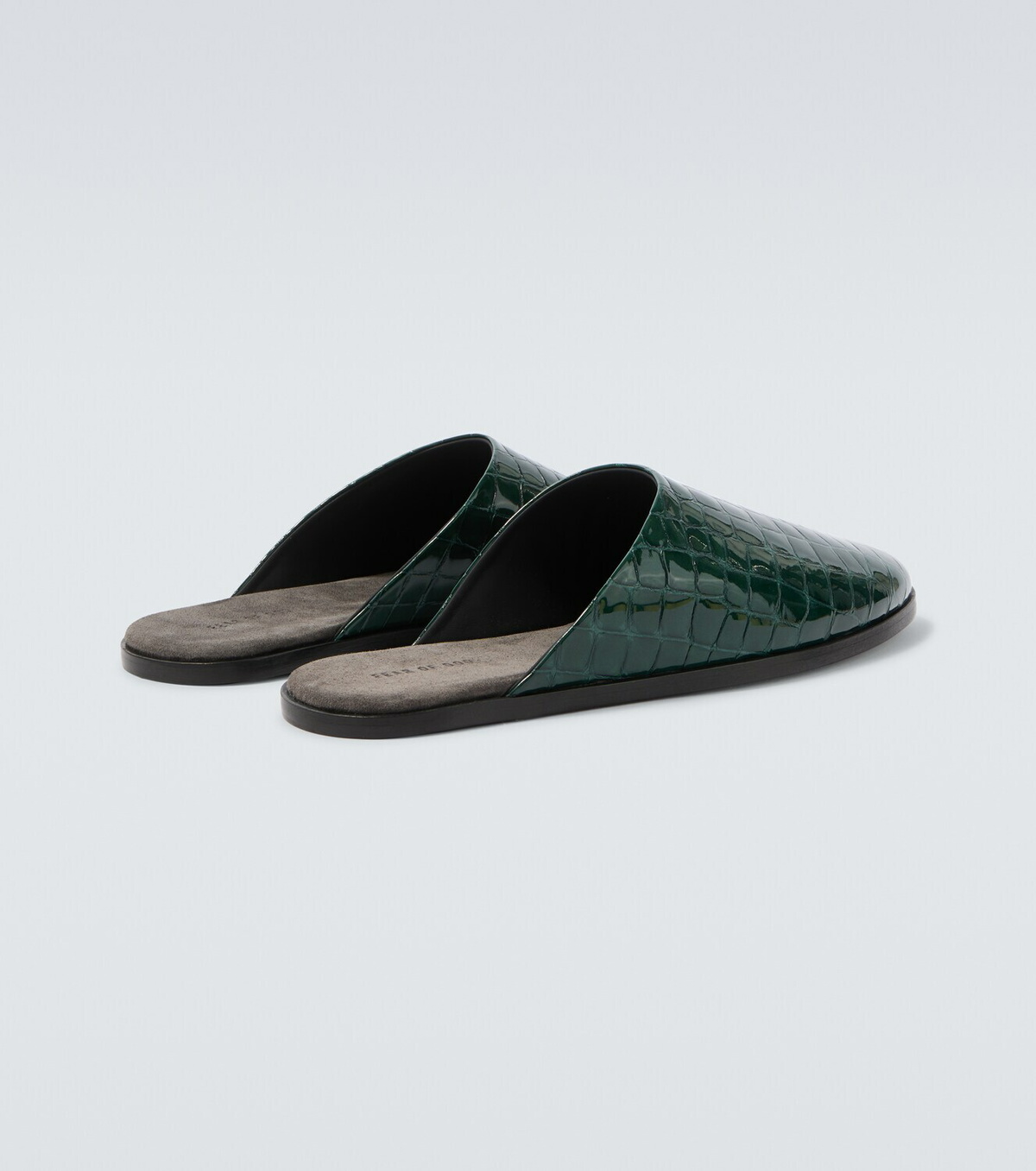 Fear of God Croc-effect leather mules