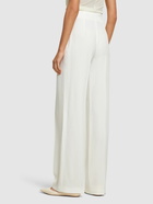 ALBERTA FERRETTI High Rise Envers Satin Wide Pants