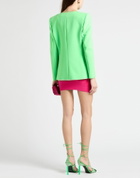 Msgm Womens Blazer Light in Green