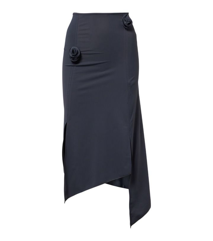 Photo: Coperni Floral-appliqué jersey midi skirt