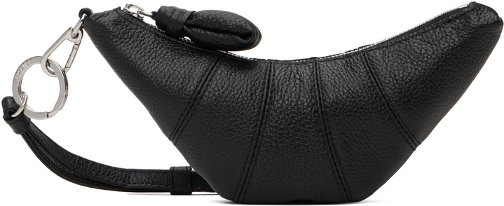 Photo: LEMAIRE Black Cross-Body Croissant Coin Pouch