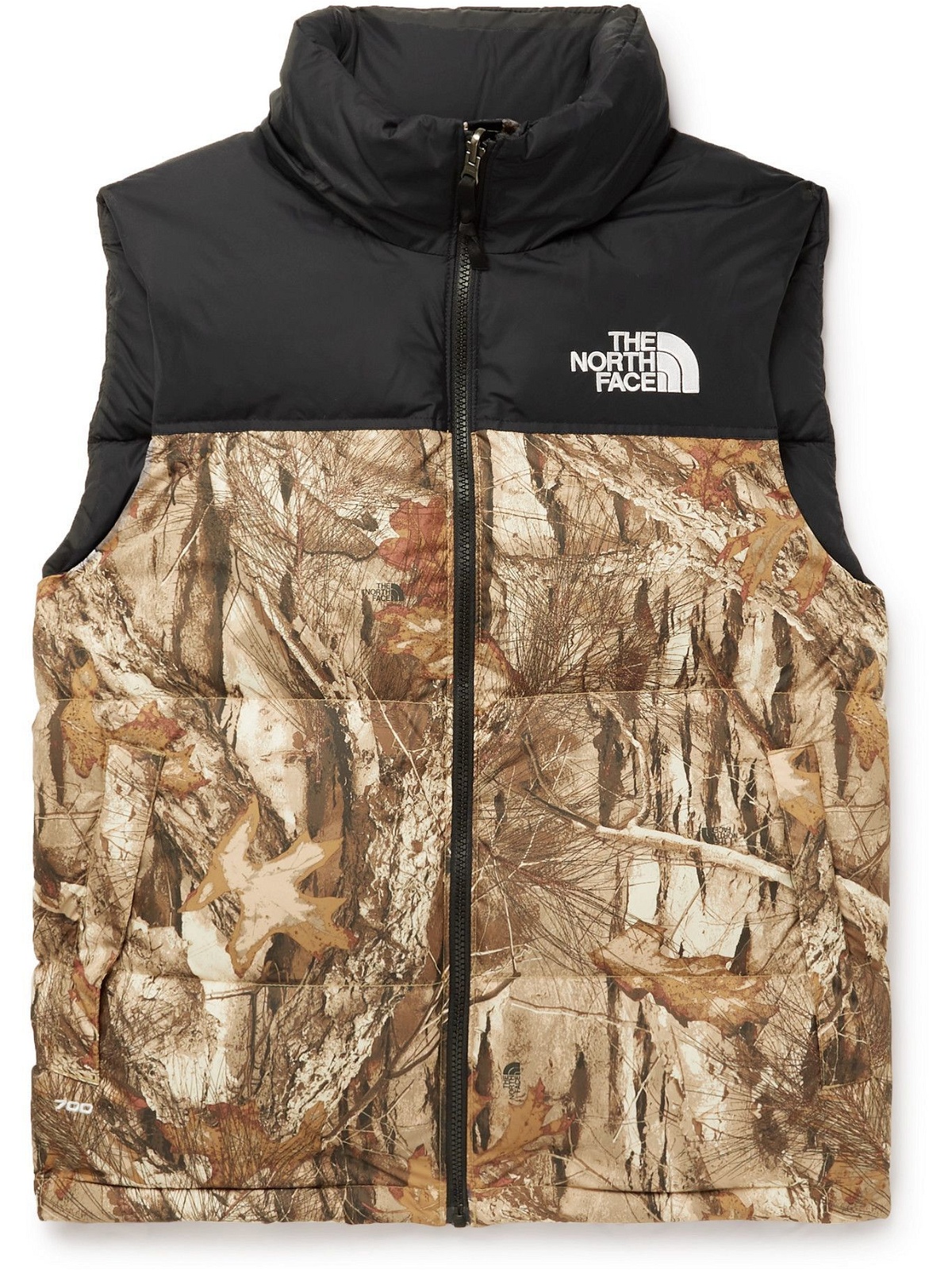 wiel theorie stijl THE NORTH FACE - 1996 Retro Nuptse Slim-Fit Camouflage-Print Shell Down  Gilet - Brown The North Face