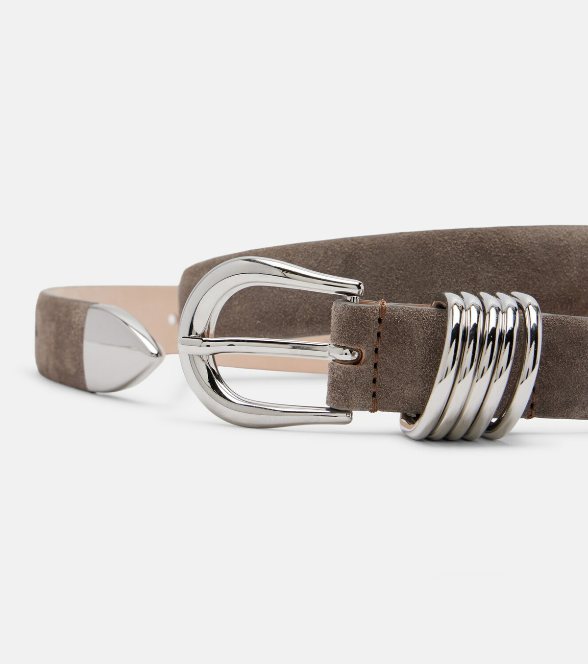 Déhanche Hollyhock suede belt