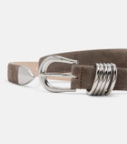 Déhanche Hollyhock suede belt