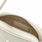 Courrèges Women's Slim Leather Camera Bag in Mastic Grey 