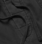 James Perse - Wide-Leg Cotton-Jersey Drawstring Shorts - Gray