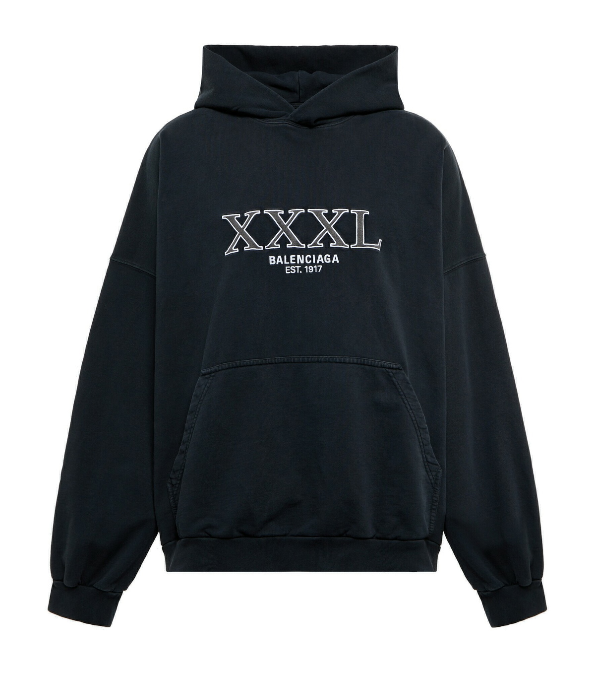 ●送料込●BALENCIAGA●XXXL HOODIE LARGE FIT Balenciaga - XXXL large-fit cotton hoodie Balenciaga