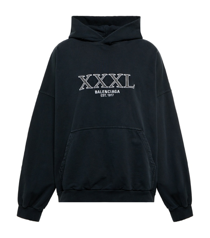 Photo: Balenciaga - XXXL large-fit cotton hoodie