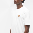 Moncler Men's Leather Patch T-Shirt in White
