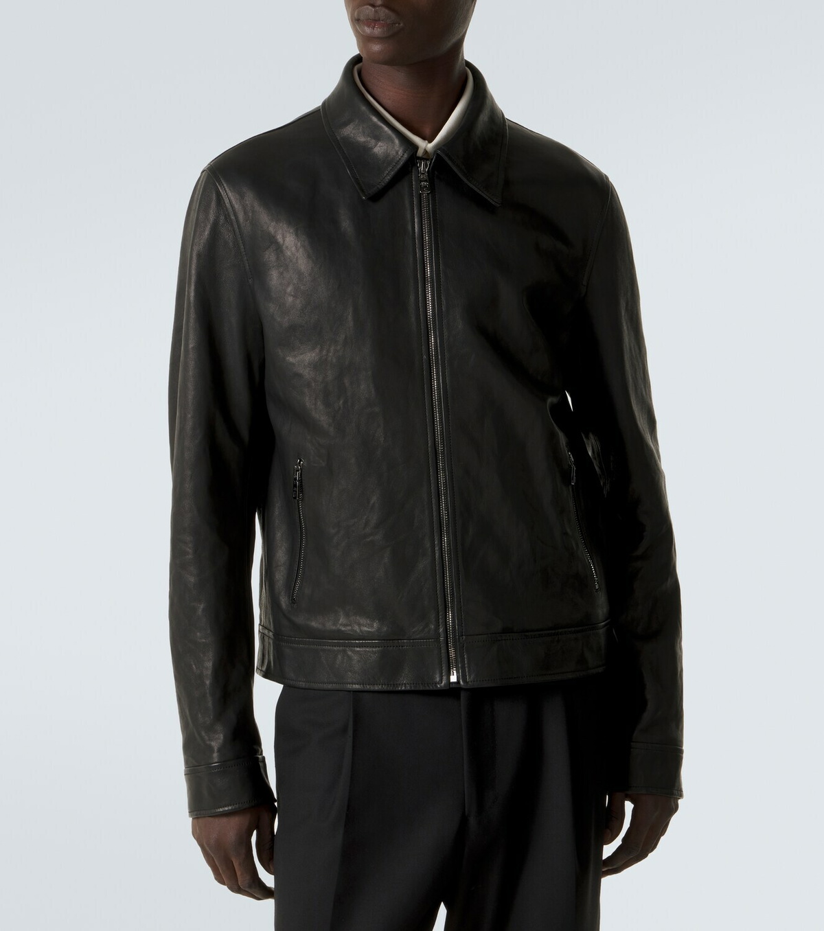 Dolce&Gabbana Leather blouson jacket