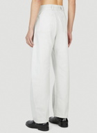 Lemaire - Belted Jeans in White
