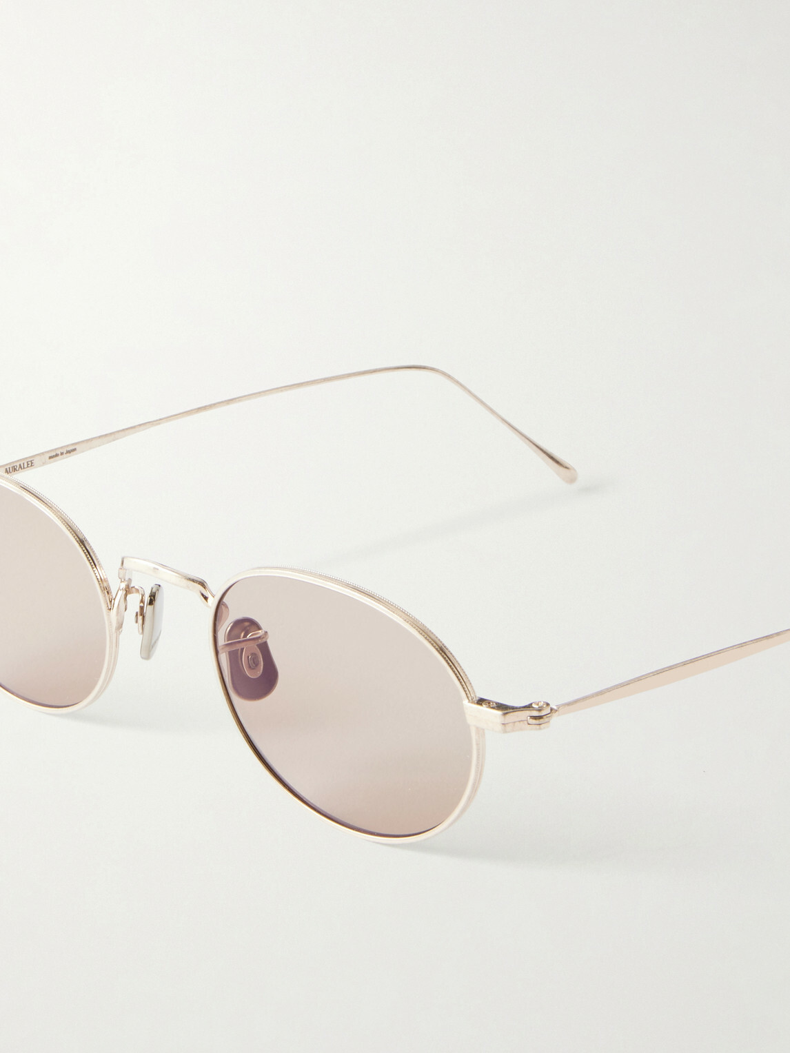 Auralee - Eyevan Round-Frame Titanium Sunglasses