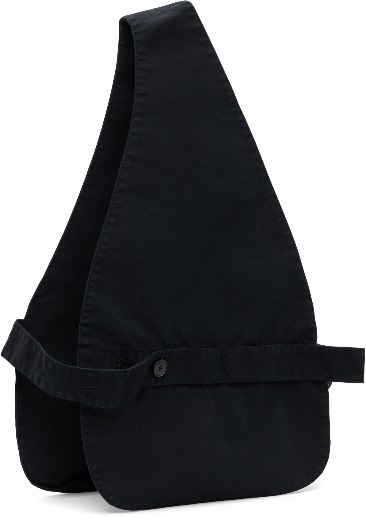 Dries Van Noten Navy One Shoulder Vest Pouch