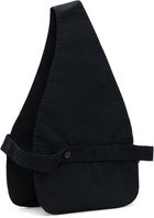 Dries Van Noten Navy One Shoulder Vest Pouch
