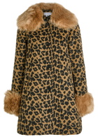 Never Fully Dressed Leopard-print Faux fur Coat