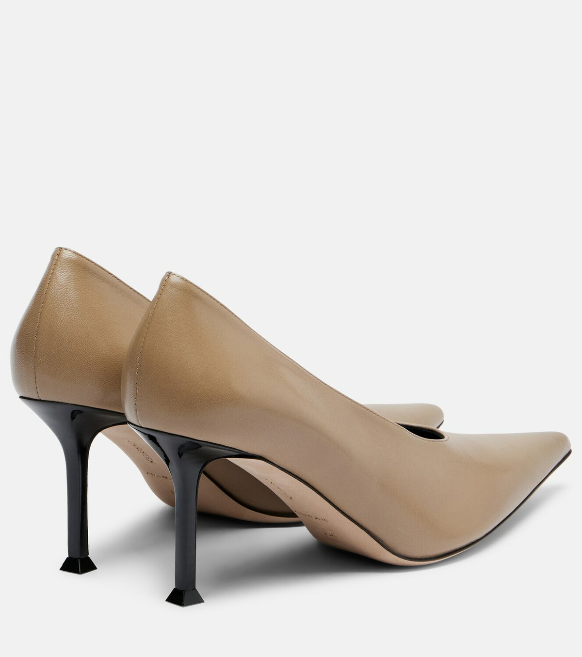 Christen Helix leather pumps