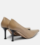 Christen Helix leather pumps