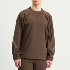 Adidas Men's x Entire Studios ZNE Half Zip Woven Sweatshirt in Dust Cargo