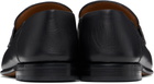 Ferragamo Black Gancini Ornament Mule Loafers
