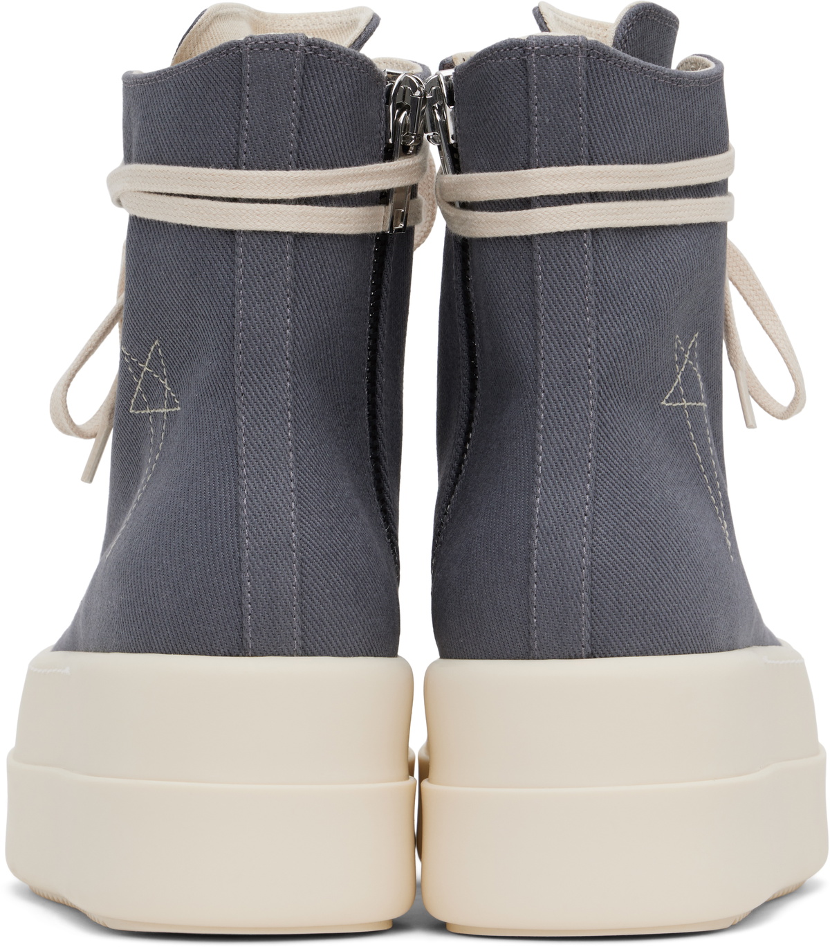 Rick Owens DRKSHDW Gray Porterville Double Bumper Sneakers Rick Owens DRKSHDW Gray Porterville Double Bumper Sneakers