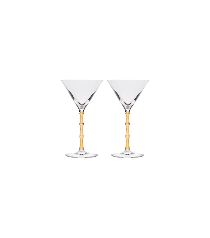 Photo: La DoubleJ Bamboo set of 2 martini glasses