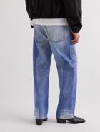 Our Legacy - Third Cut Straight-Leg Distressed Printed Jeans - Blue