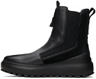 Stone Island Shadow Project Leather & Suede Chelsea Boots
