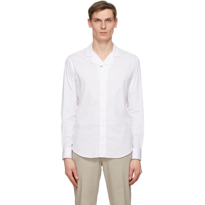 Photo: Giorgio Armani White Poplin Shirt