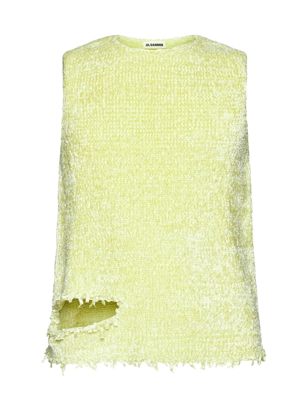 Photo: Jil Sander Destroyed Chenille Vest