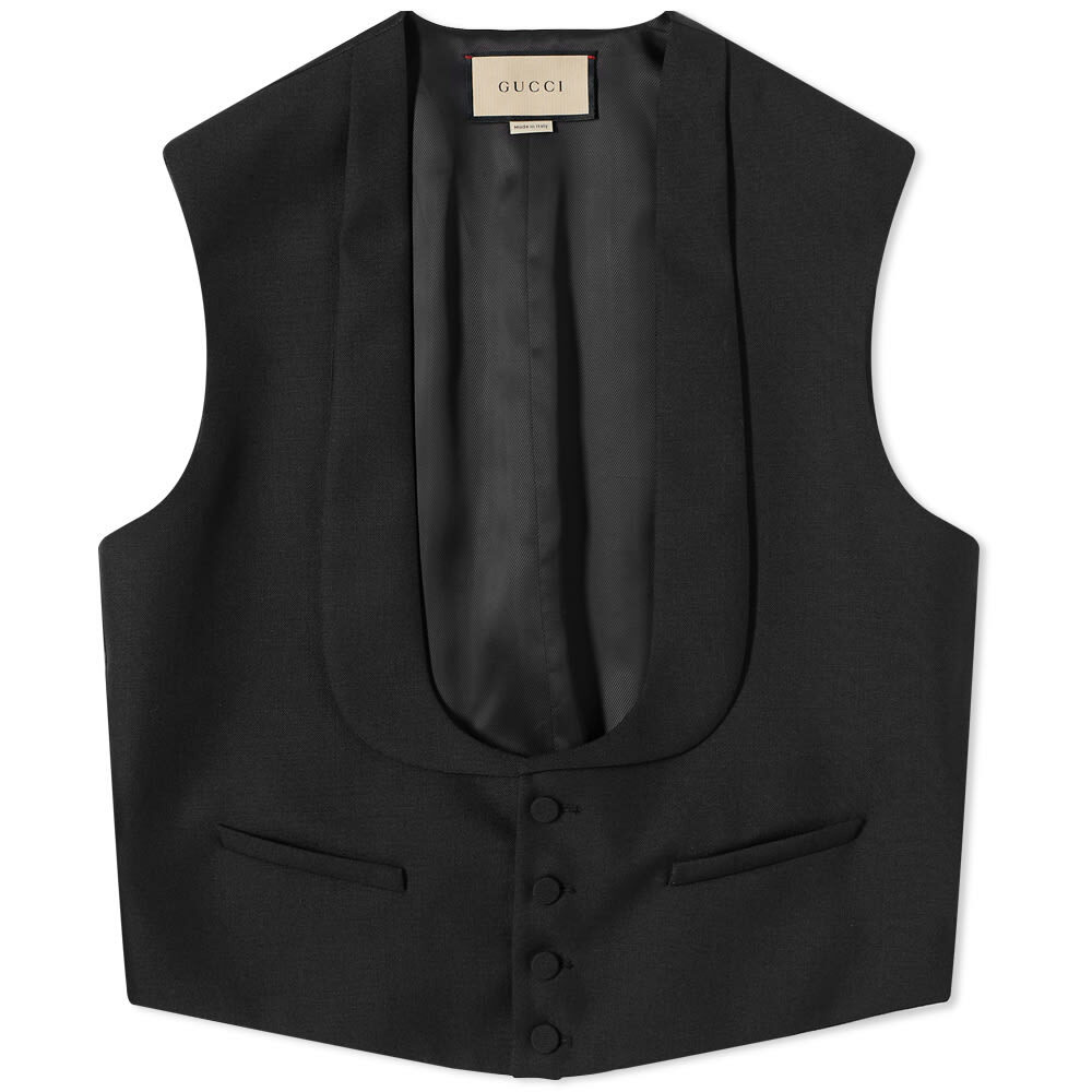 Gucci Catwalk Wool Waistcoat Gucci