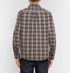 A.P.C. - Atelier Checked Cotton-Poplin Shirt - Men - Navy