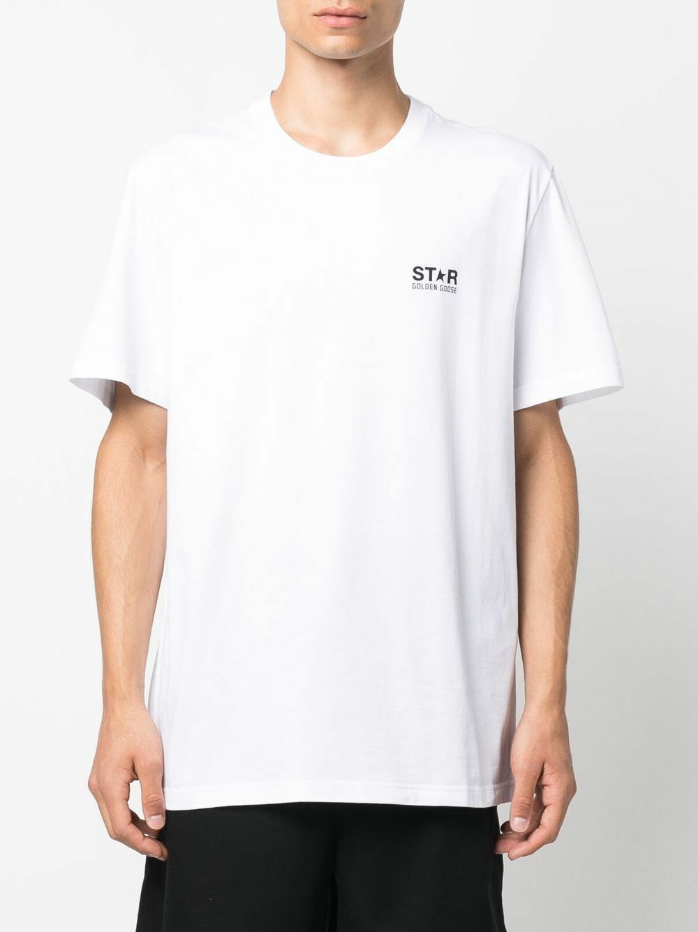 GOLDEN GOOSE - Star Collection Cotton T-shirt Golden Goose Deluxe Brand