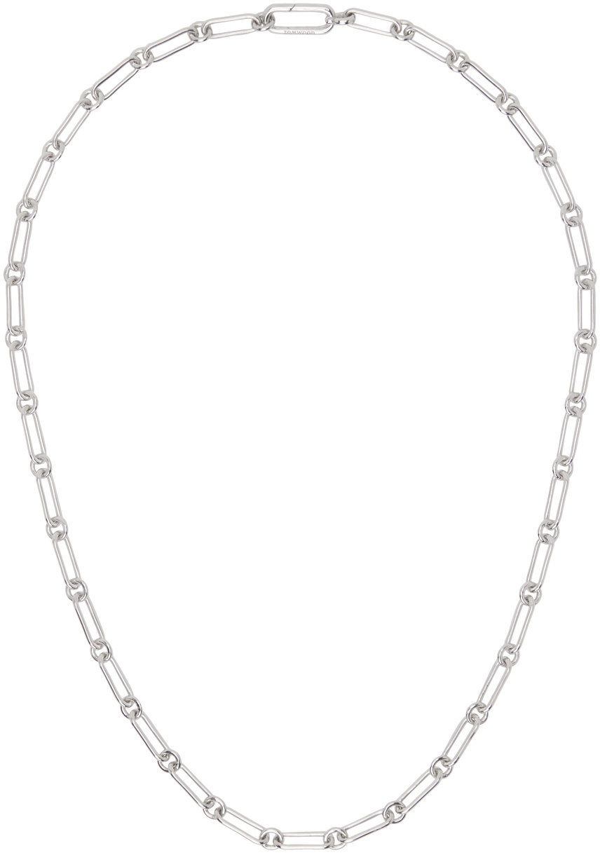 Tom Wood Silver Cable Chain Necklace Tom Wood