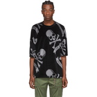 mastermind WORLD Black Allover Skull T-Shirt